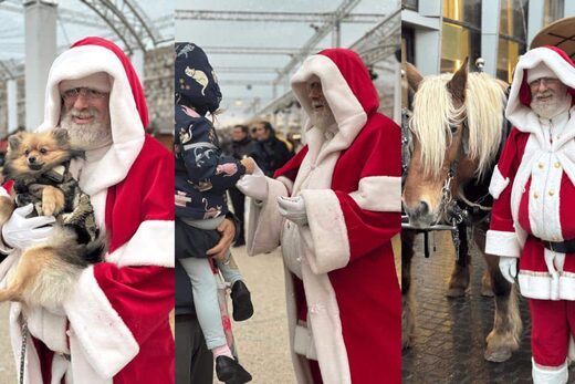 🎅🎄 Un Père Noël pas comme les autres au Marché de Noël d’Antibes ✨