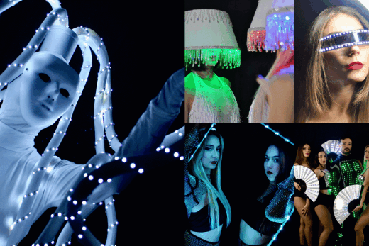 Pourquoi utiliser des costumes LED dans nos spectacles ? 💡